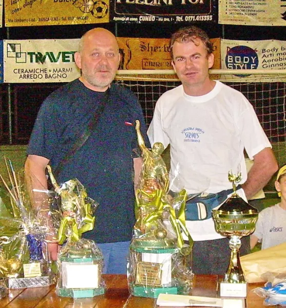 Valter Rosso e Roberto Fusta dell'associazione Sirius, organizzatrice del torneo