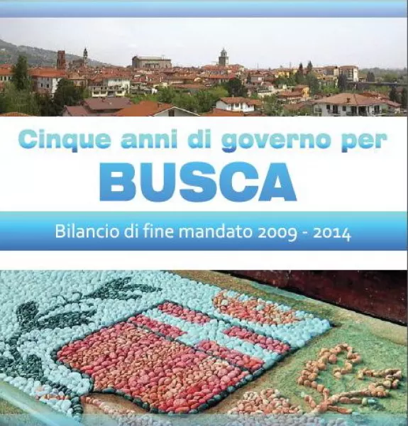 La copertina della pubblicazione di  36 pagine che contiene un estratto della relazione di mandato 2009-2014