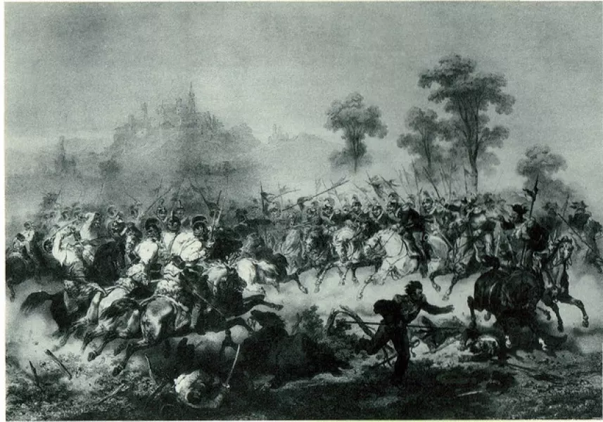 La tavola della battaglia di Volta Mantovana, 27 luglio 1848