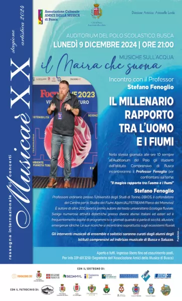 Nell’auditorium del polo scolastico, per la rassegna internazionale Musicaè, l'intervento dell’esperto Stefano Fenoglio