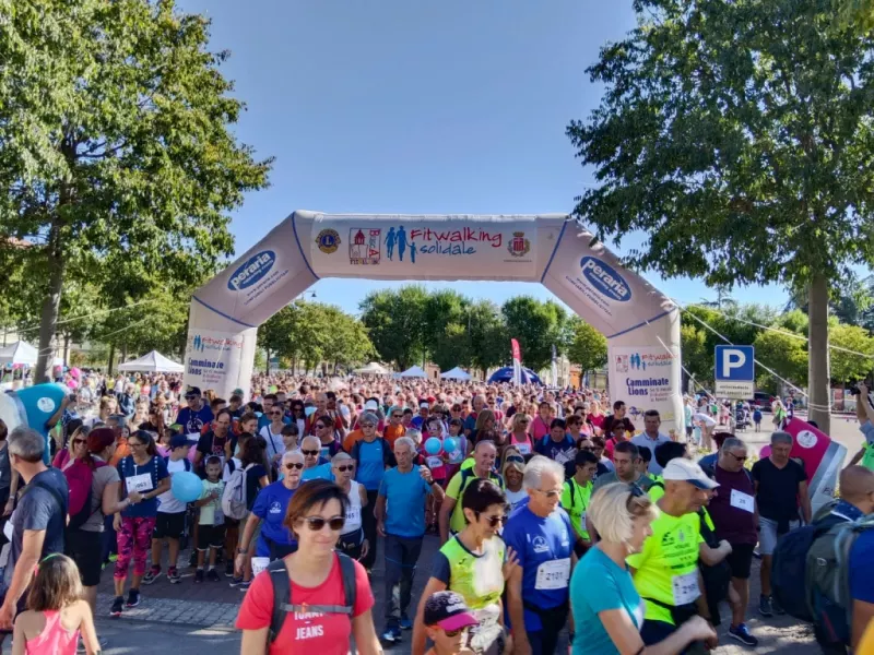 Record di partecipanti alla Fitwalking Solidale