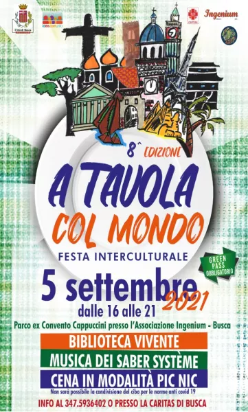 Domenica 5 settembre A tavola con il Mondo