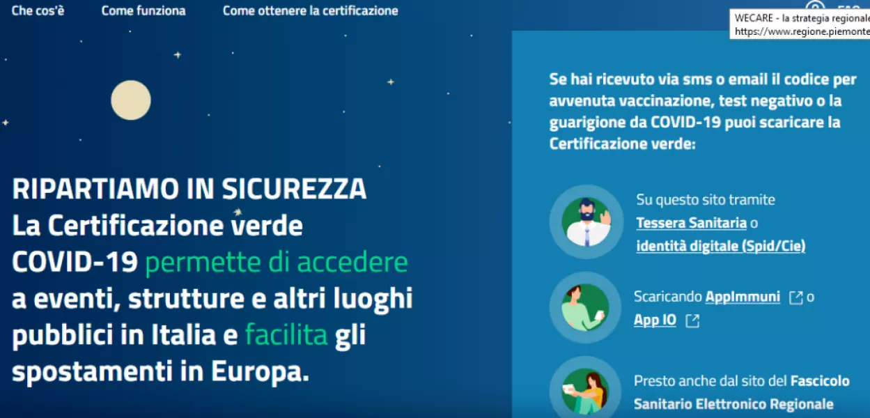 www.dgc.gov.it: tutte le informazione sulla certificazione verde Covid19
