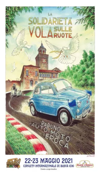 Raduno di mezzi d'epoca con la presenza di Azzurra, la 500 unica auto d'epoca al mondo brandizzata Unicef. La data - 22 e 23 maggio - è all'insegna dell'ottimismo. Se necessario sarà rimandata