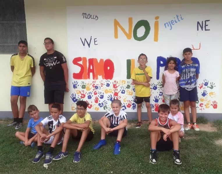 Da sinistra: l'Assessore regionale alla Montagna Marco Gallo, il direttore artistico Fabrizio Gavosto, il Sindaco Ezio Donadio e l'Assessora alla Cultura Lucia Rosso