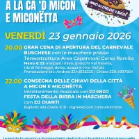 Carlevé ‘d Busca | Gran cena di apertura