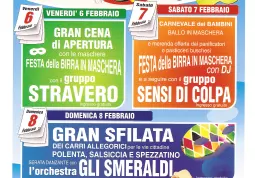 BUSCA EVENTI. Volantino Carnevale 2009 fronte