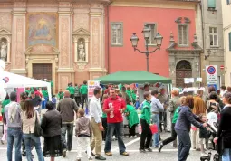 Il centro città animato dalla manifestazione