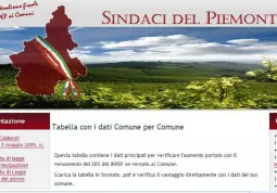 Il sito del Movimento dei Sindaci del Piemonte