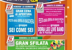 BUSCA EVENTI. Locandina Carnevale fronte