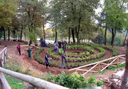 Il Giardino dei sensi nel parco di Villa Ferrero