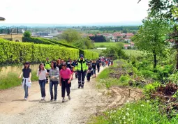 In salita verso Villa Ferrero