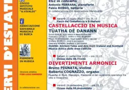 La locandina dei concerti d'estate del Vivaldi