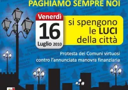 Venerdì 16 luglio saranno spente le luci della città