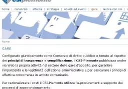 Un'immagine dal sito internet dei Csi Piemonte