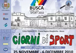 Giorni di sport in Casa Francotto dal 25 novembre al 6 dicembre