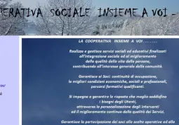 La home page del nuovo sito