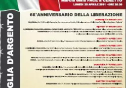 Il manifesto con il programma delle manifestazioni