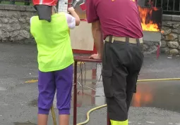 Piccoli pompieri in azione