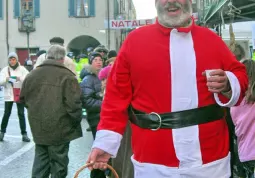 Babbo Natale in centro città