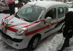 La nuova automobile per il trasporto di disabili è stata inaugurata ieri in occasione della festa annuale