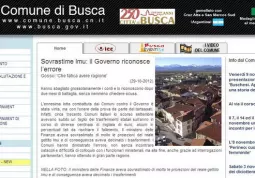 Busca è uno dei dieci Comuni della provincia di Cuneo, insieme all'ente Provincia, , il cui sito internet possiede tutti i 42 requisiti di trasparenza per essere in regola al 100%, Gli altri Comuni  della Granda primi in classifica sono tutti più piccoli: Castellinaldo, Ceresole, Ceva, Garessio, Levice, Magliano Alfieri, Monasterolo, Revello, Rocca Ciglié. La Regione Piemonte è al quinto posto e l'Asl Cn1 al 18°