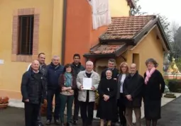 La delegazione buschese con gli amici di Moglia 