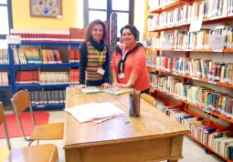 Rossella Picco e Domenica Rossi sono le addette alla biblioteca comunale 