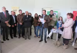 Erano presenti all'inaugurazione i Sindaci di Busca e di Tarantasca