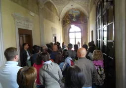 Visitatori nel Palazzo municipale