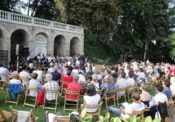 Un momento del concerto al Roccolo di domenica scorsa 