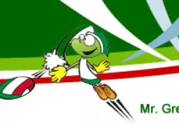 Mr Green la mascotte della Pallavolo Busca