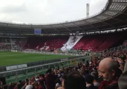 La curva Maratona dello stadio Olimpico