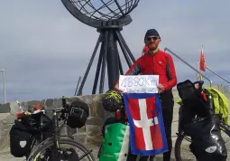 Osvaldo Garelle a Capo Nord