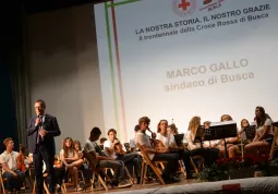 L'intervento del sindaco, Marco Gallo, nella serata di venerdì al cinema-teatro Lux