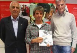 Seabastiano Audiso, al centro, con Piero Pessiglione e Pierpaolo Varrone