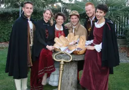 Carnevale 2016. Il gruppo delle maschere