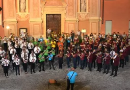 Concerto del Complesso Bandistico di Castelletto Busca e delle bande di Narzole, Villanova Mondovì, Paesana