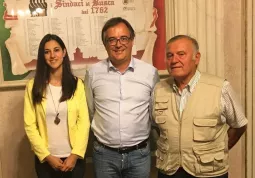 Da sinistra Alessia Sarale, Marco Gallo, Angelo Rosso