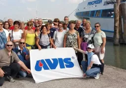 Il gruppo dei volontari Avis di Busca in gita sociale a Ferrara, Mantova e Delta del Po