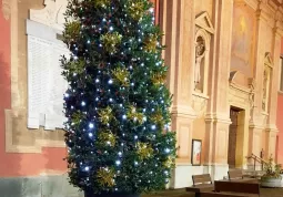 L'albero di Natale in piazza della Rossa
