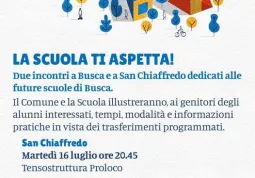 Trasferimenti scuole: due incontri di informazione ai cittadini