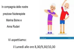 Dal 12 settembre riprendono i corsi di attività fisica per anziani