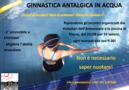 Corso di ginnastica antalgica in acqua