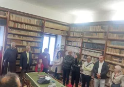 Apertura della biblioteca del convento