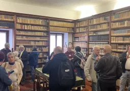 Apertura della biblioteca del convento