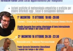 L'associazione buschese Datameteo Educational, in collaborazione anche con l'istituto scolastico comprensivo Carducci di Busca, organizza una iniziativa del titolo Capire i segnali del tempo