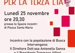 Lunedì 25 novembre alle ore 20,30 nella sala Incontri Porta Santa Maria si terrà una serata divulgativa aperta a tutti