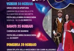 Dal 24 al 26 gennaio 2025. 70 Carnevale di Busca