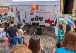 Lo stand dell'Istituto Civico Musicale Vivaldi